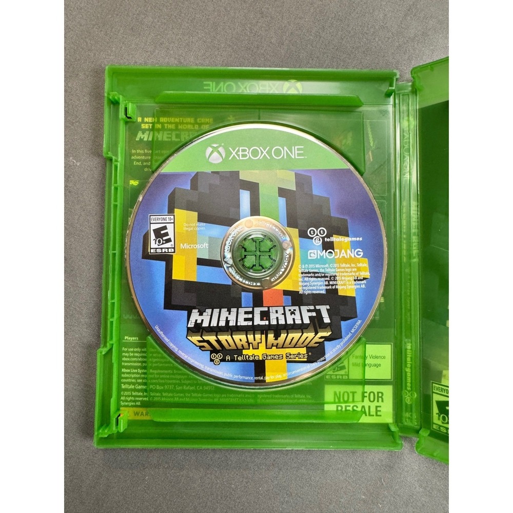 Minecraft Story Mode Season Pass Disc Xbox One Telltale Games Mojang Microsoft - Picture 2 of 4
